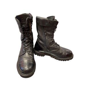 Rocky 2090 mens black leather mid calf moto riding  para boot sz 10M SKU 9958